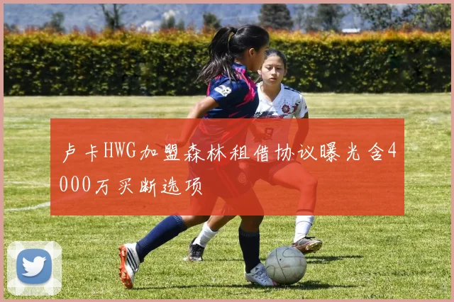卢卡HWG加盟森林租借协议曝光含4000万买断选项
